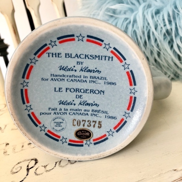 Avon, 1986, Vintage, Beer Stein, The Blacksmith, Collectors, Limited Edition, - Picture 12 of 15